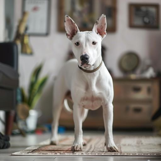 American Bull Terrier drinnen