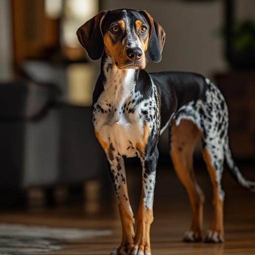 American Leopard Hound drinnen