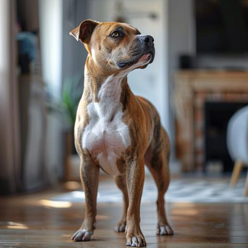 American Pitbull Terrier drinnen