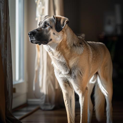 Anatolian Shepherd drinnen