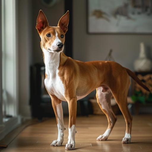 Basenji drinnen