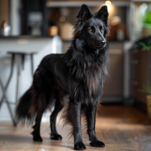 Belgian Sheepdog drinnen