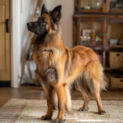 Belgian Tervuren drinnen