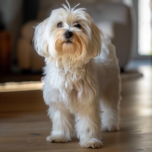 Coton de Tulear drinnen