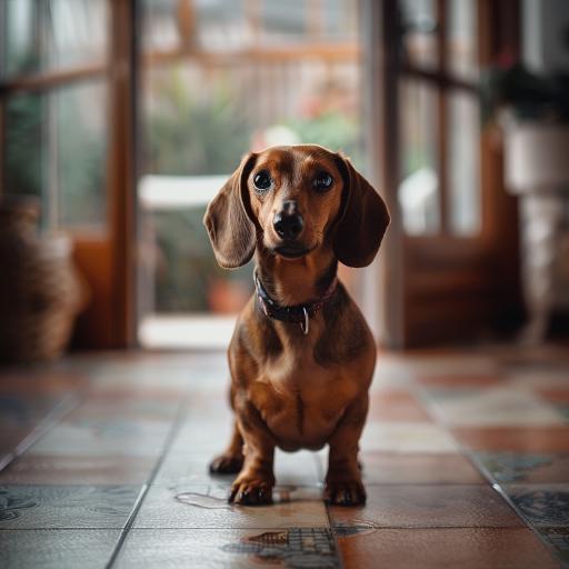 Dachshund drinnen