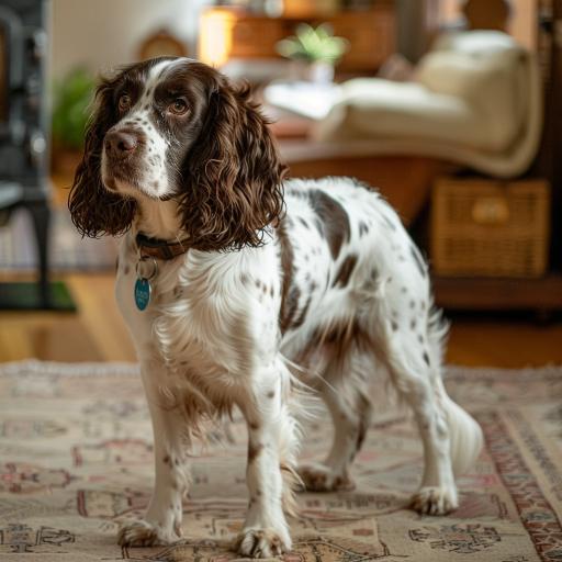 English Springer Spaniel drinnen
