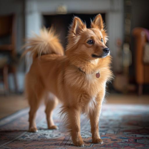 Finnish Spitz drinnen