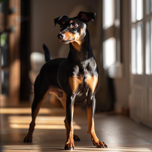 German Pinscher drinnen