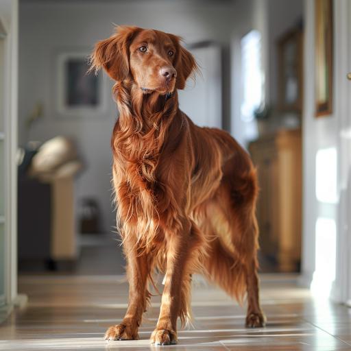 Irish Setter drinnen