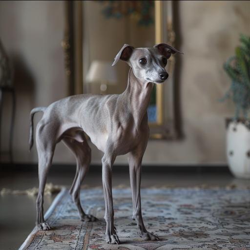 Italian Greyhound drinnen