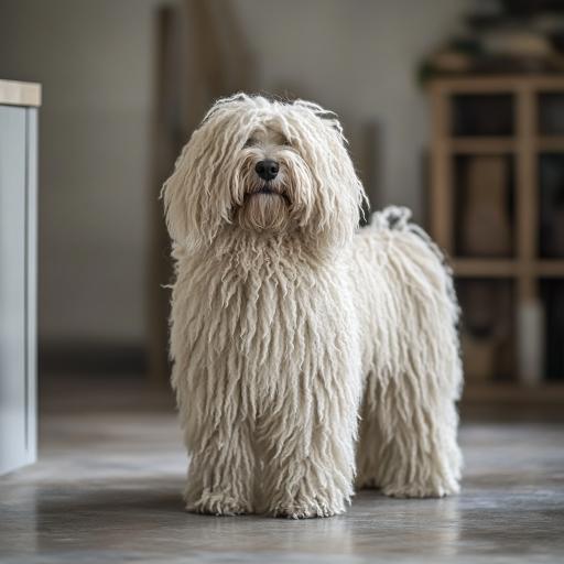 Komondor drinnen