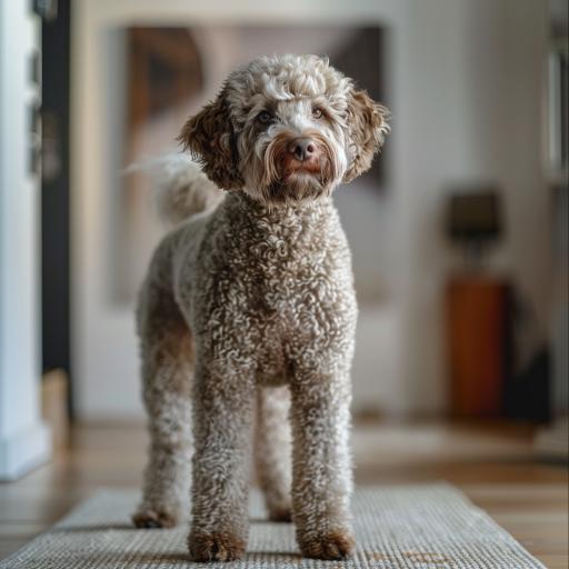 Lagotto Romagnolo drinnen