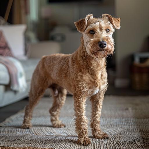 Lakeland Terrier drinnen