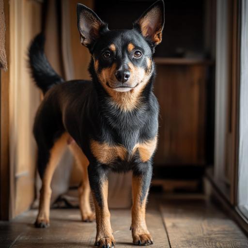 Lancashire Heeler drinnen