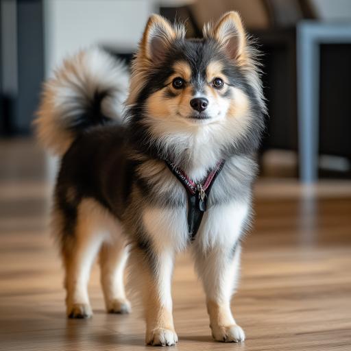 Pomsky drinnen