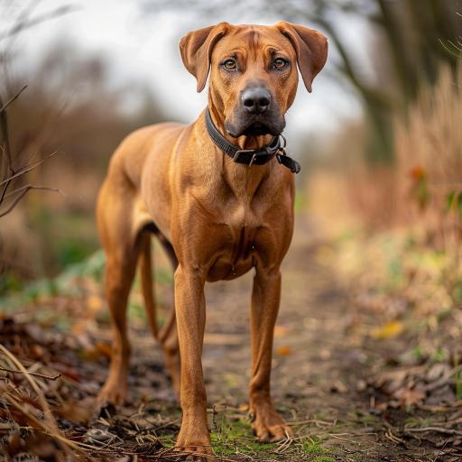 Rhodesian Ridgeback draussen