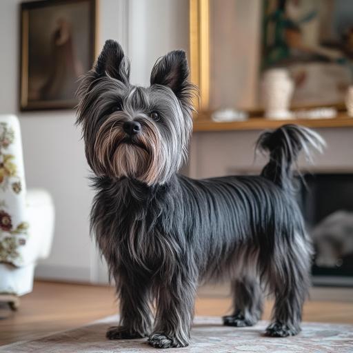 Skye Terrier drinnen