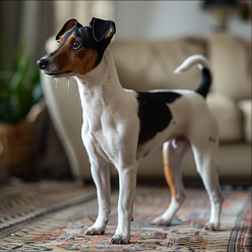 Smooth Fox Terrier drinnen