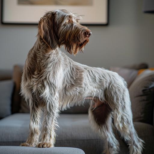 Spinone Italiano drinnen