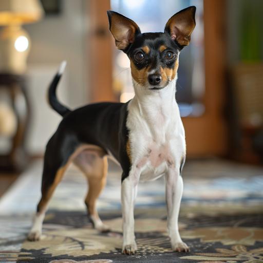 Toy Fox Terrier drinnen