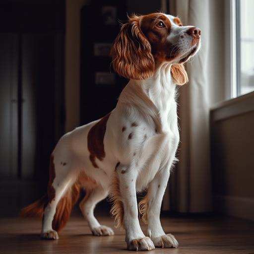 Welsh Springer Spaniel drinnen