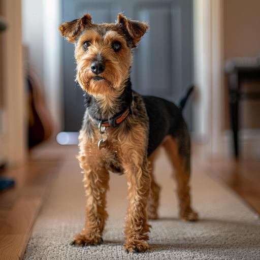 Welsh Terrier drinnen